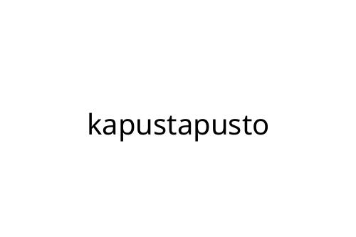 kapustapusto