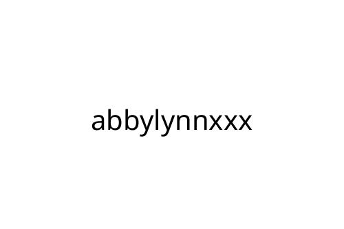 abbylynnxxx