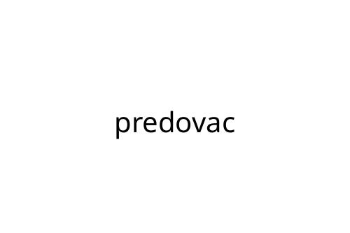 predovac
