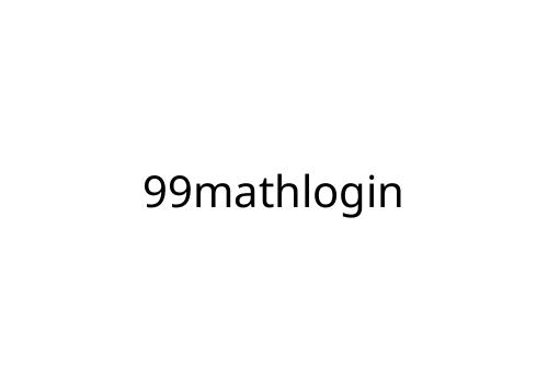 99mathlogin