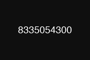 8335054300