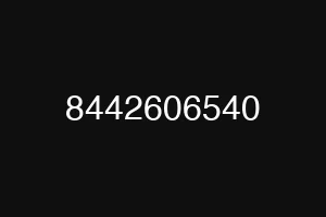 8442606540