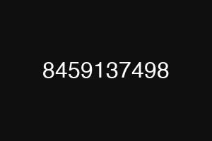 8459137498