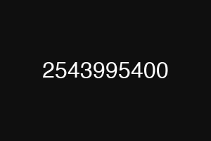 2543995400